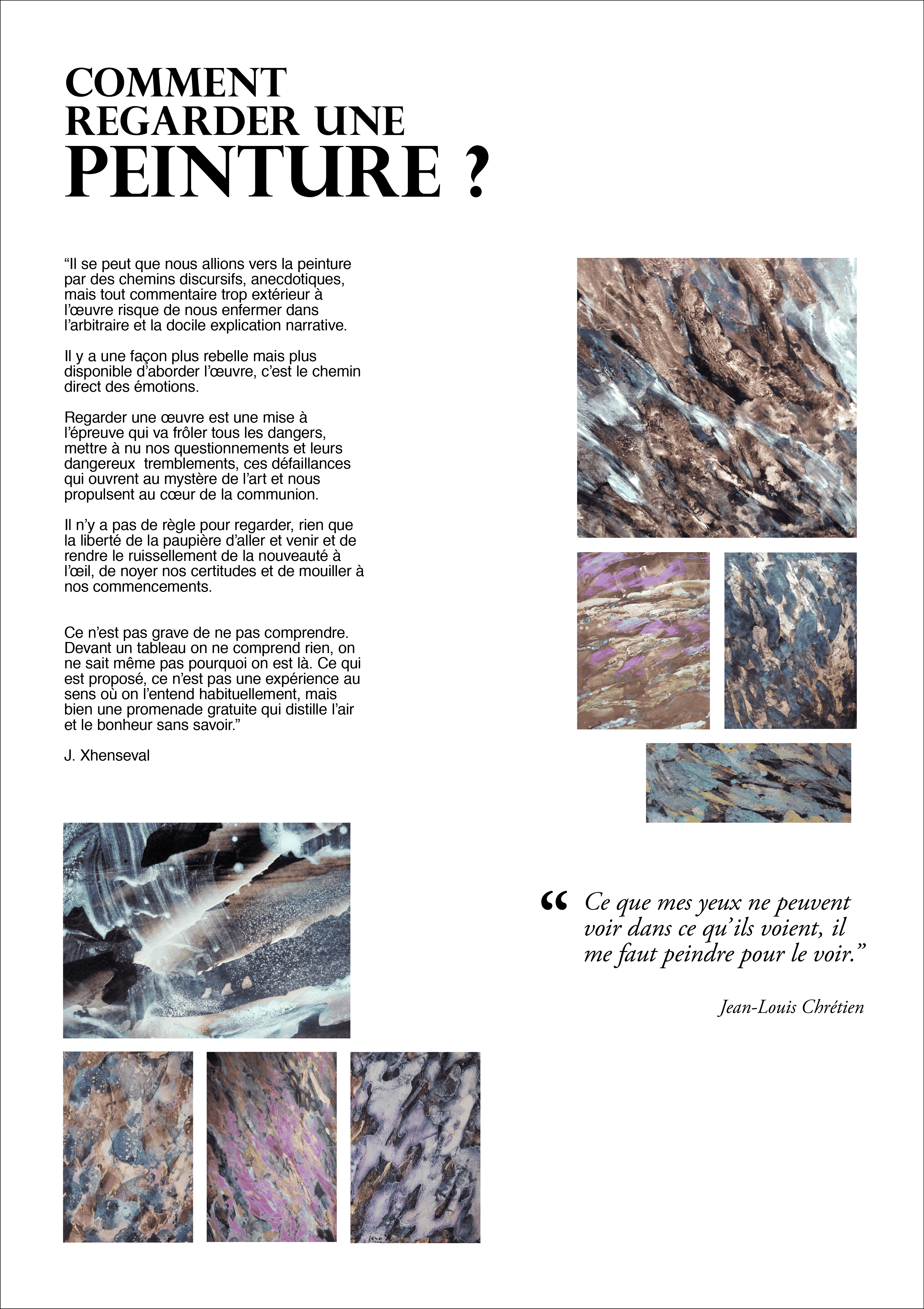 comment regarder une peinture ?